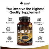 New Leaf Shilajit (with 60% Fulvic Acid) High Strength